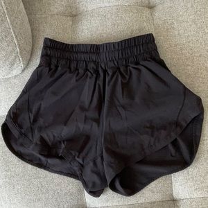 Lululemon 2” Black Running Shorts